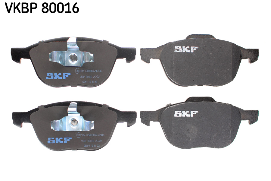 SKF Fékbetét, mind VKBP80016_SKF